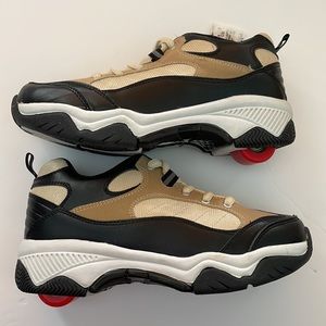 Single Wheel Roller Shoes Brown Youth/Men’s Size 5/Women’s Size 7